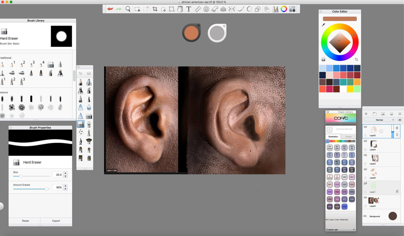 Basics of Digital Painting We will learn together to fix problems like details as well as changing composition elements.